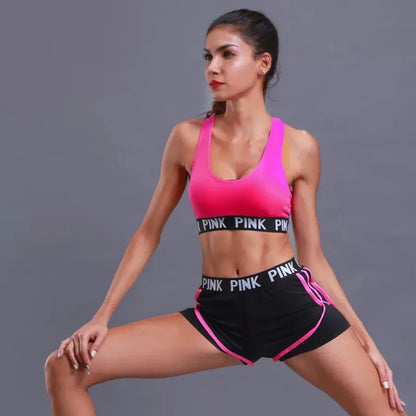 Ensemble de Femmes Soutien-gorge Short de Sport Fitness